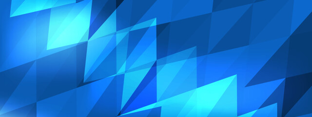 Abstract blue background geometric pattern design