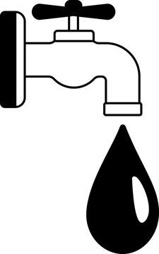 Water Faucet Drop Turn Drain Saving Ecology Natural Semi-Solid Transparent