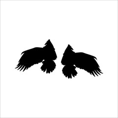 vector illustration of bird silhouette
