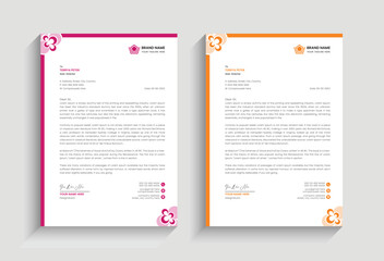 unique business letterhead design