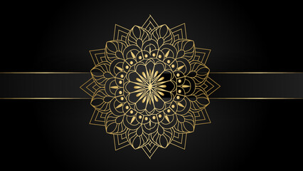Mandala background vector