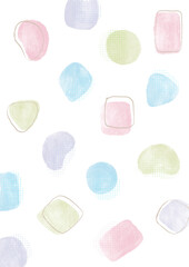 パステルカラーの可愛い背景画像