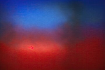 Red and Blue Abstract Sunrise Background.
