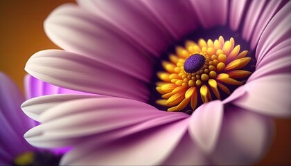 Colorful Flower Closeup.