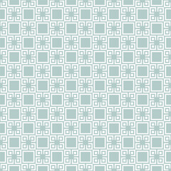 Seamless geometric background for your designs. Modern light blue and white vector ornament. Geometric abstract pattern