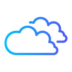 cloud gradient icon
