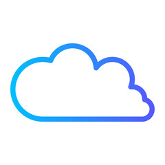 cloud gradient icon