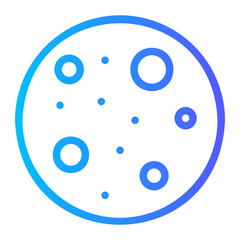full moon gradient icon