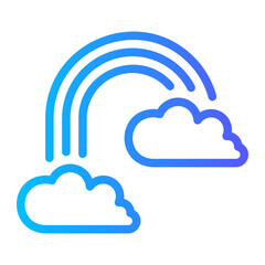rainbow gradient icon