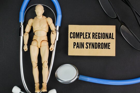wooden people with the letters CRPS or the word complex regional pain syndrome