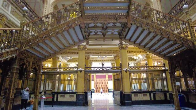 Museum in all its splendor, with its magnificent architecture that is a true work of art in itself. Palacio Postal, Mexico City.