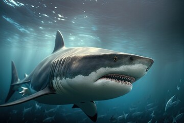 Fototapeta premium shark at the sea