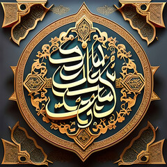 Islamic Typography art