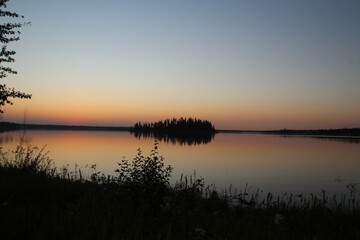 Sunset Over The Water