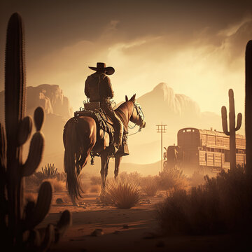 a western cowboy