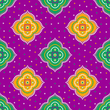 Seamless traditional Indian pattern design