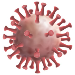 Corona virus cell illustration origin of covid-19 It is used in medicine and science. vector, illustration