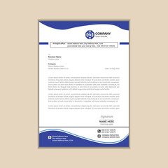 "Clean and Simple Corporate Business Letterhead Template"