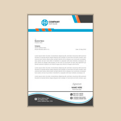 "Clean and Simple Corporate Business Letterhead Template"