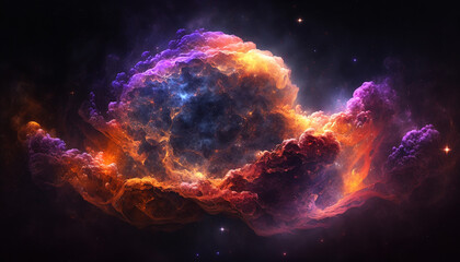 Obraz na płótnie Canvas Supernova Texture Background