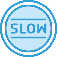 Slow Vector Icon Design Illustration