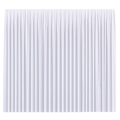 Obraz premium curtain isolated on white background, 3D illustration, cg render 
