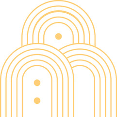 Mid-Century Curved Line