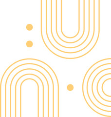 Mid-Century Curved Line