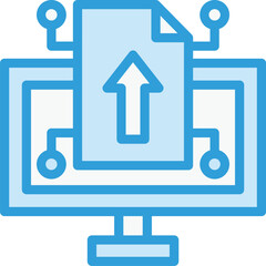 File sharing Vector Icon Design Illustration