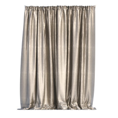 curtain isolated on a transparent background, 3D illustration, cg render