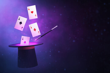 Magic wand trick on 3d illustration © fotokitas