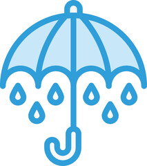 Umbrella Vector Icon Design Illustration