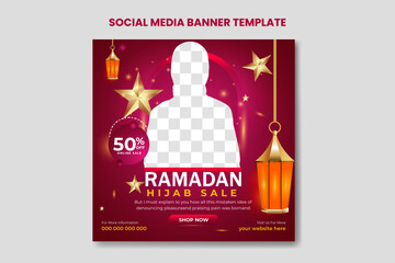 Ramadan promotional discount shopping ecommerce advertisement social media Banners, advertisement Banner festival marketing business vector eid offer