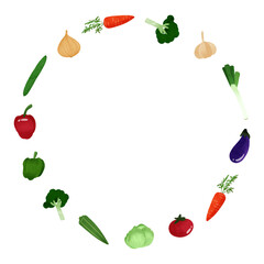 野菜のフレーム