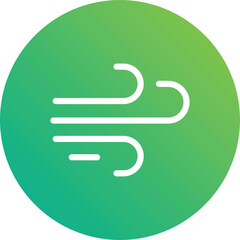 Wind Vector Icon Design Illustration