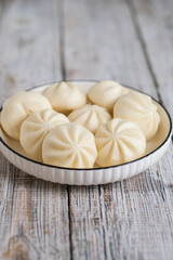 mini steamed bun on the table