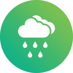 Rain Vector Icon Design Illustration