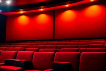 empty cinema auditorium ai generative