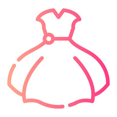 gown gradient icon