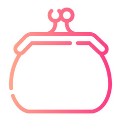 purse gradient icon