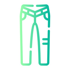 jeans gradient icon