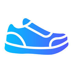 sneakers gradient icon