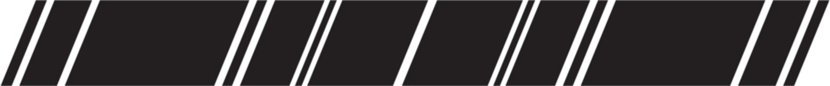 Slanted Line Border Design Element
