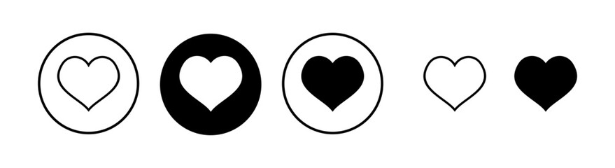 Love icon vector illustration. Heart sign and symbol. Like icon vector.