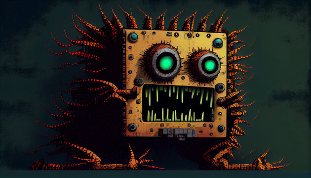  monster made in artificial intelligence