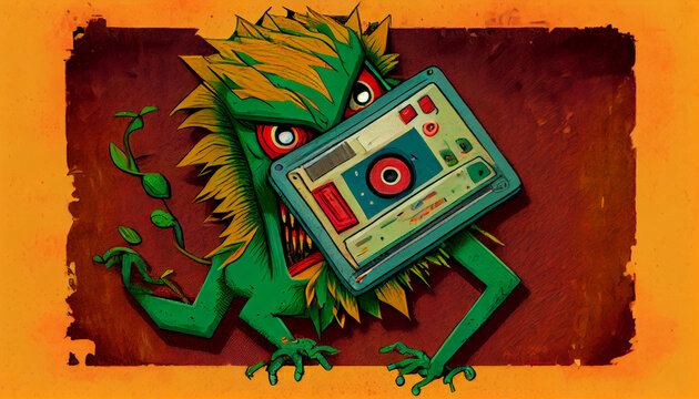  monster made in artificial intelligence