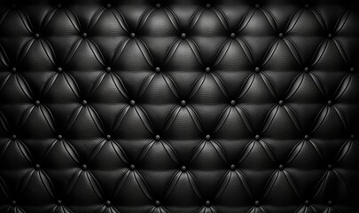  a black leather texture background with a diamond pattern in the middle of the image and a black background with a diamond pattern in the middle of the image.  generative ai