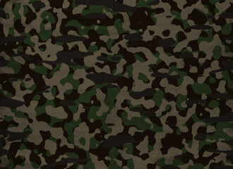 Close-up of green camouflage pattern on a tarp. Abstract high resolution full frame textured...