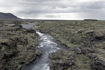 Obraz premium Landscape near Hella near the volcano Hekla
