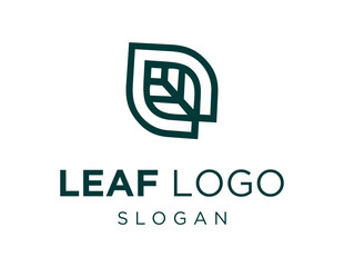 Logo about Leaf on a white background. created using the CorelDraw application.